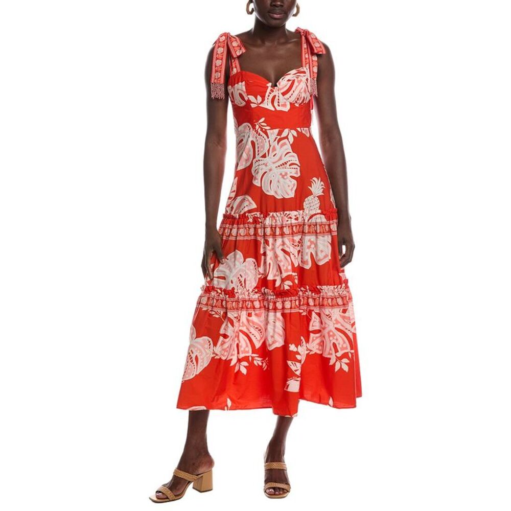 Farm Rio Womens Midi Dress